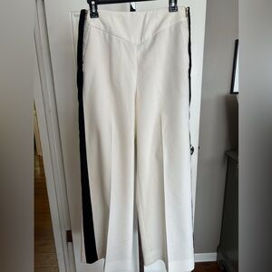 Elegant White & Black Women's Pant